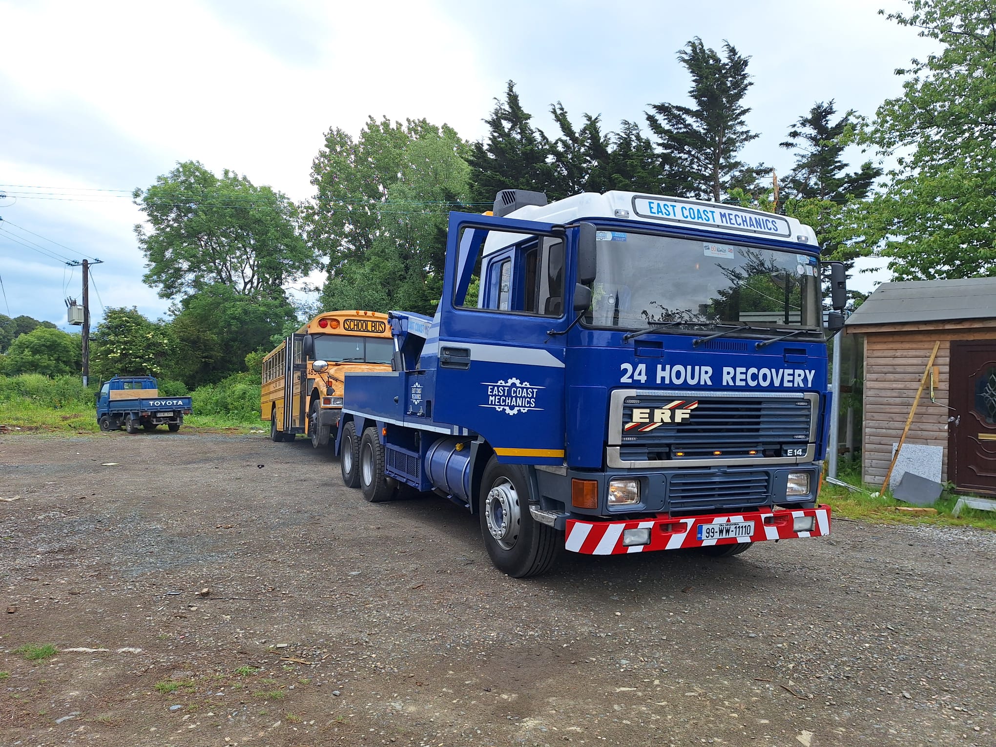 ERF E14 plant breakdown recovery in Ireland nationwide